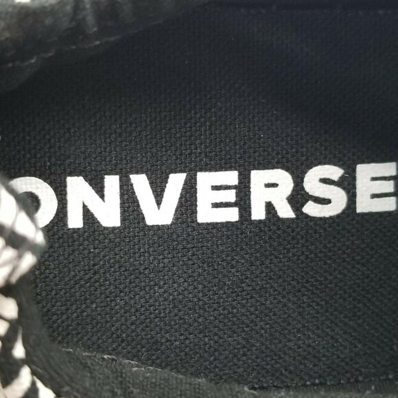 Converse All Star Shoreline Womens Logo Sneakers Shoes 565544F Black‎ White Sz 5 - Picture 8 of 9